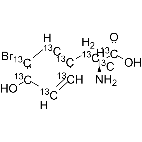 3-Bromo-L-tyrosine-13C9 1842379-72-9